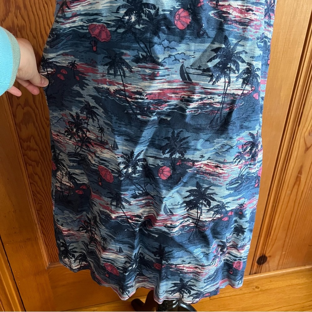 J.Crew Beach Sunset Print Dress - Picture 3 of 9